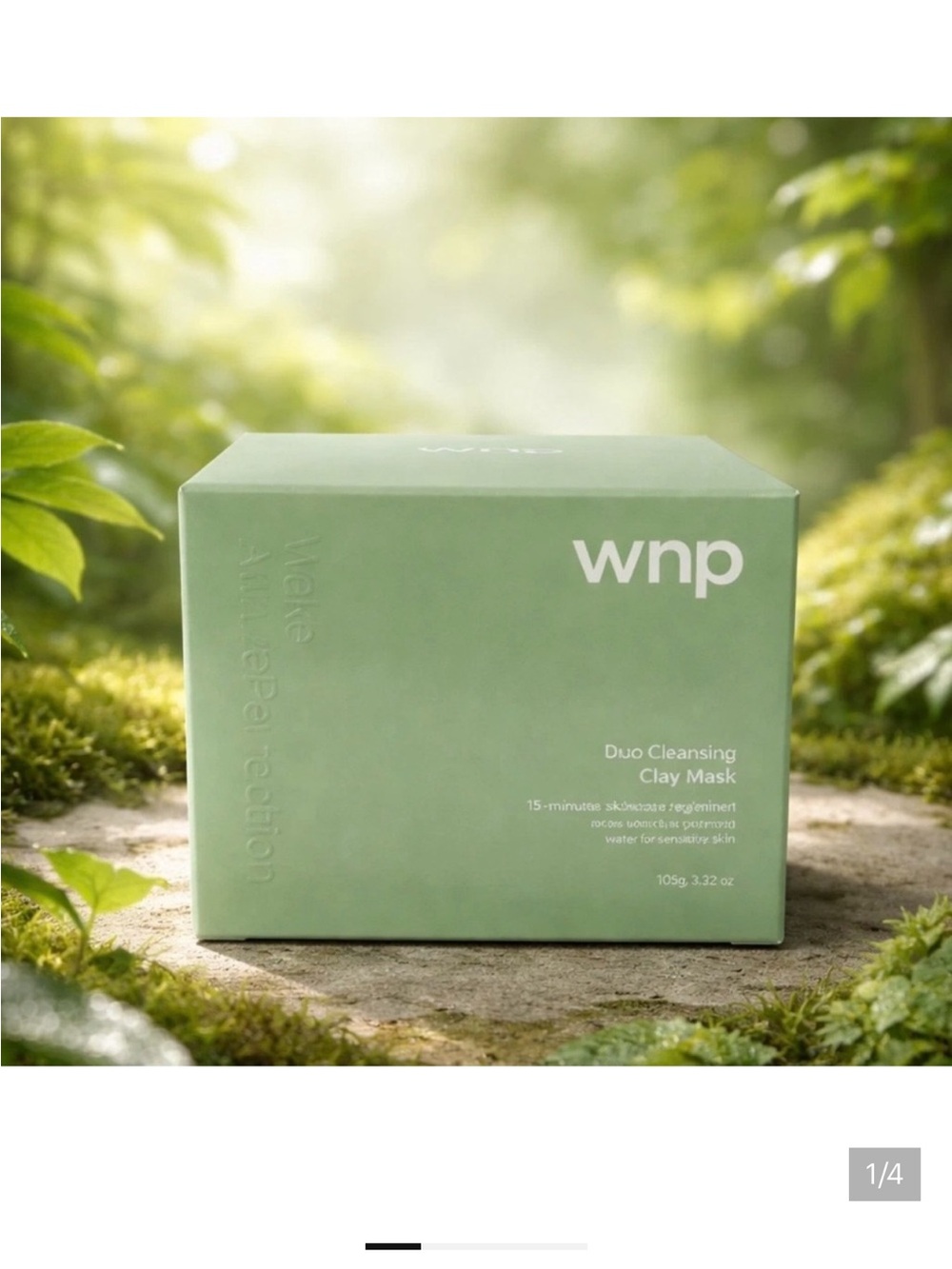 New wnp dual face cleansing clay mask great for sensitive skin